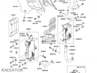RADIATOR - KDX200H6F KDX200 2006