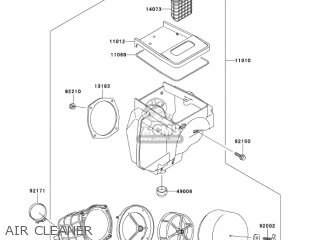 AIR CLEANER - KDX200H6F KDX200 2006