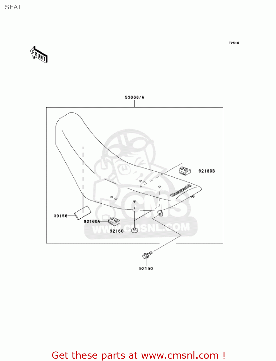 SEAT KDX220-A10 KDX220R 2003 USA CANADA