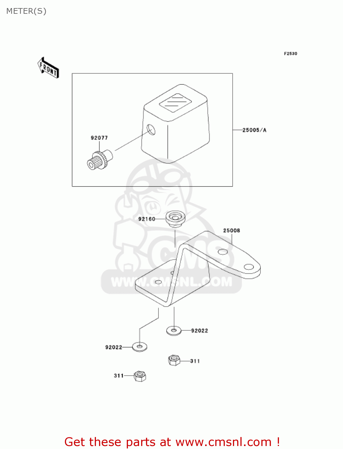 METER(S) KDX220-A10 KDX220R 2003 USA CANADA