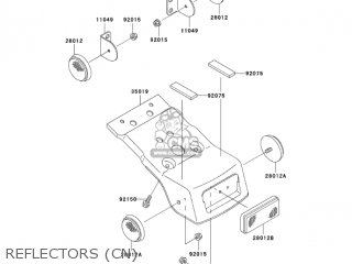 REFLECTORS (CN) - KDX220-A10 KDX220R 2003 USA CANADA