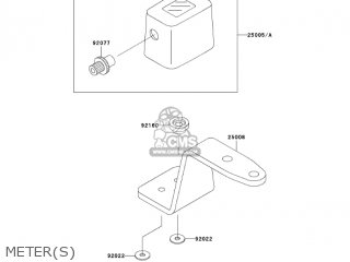 METER(S) - KDX220-A11 KDX220R 2004 USA CANADA