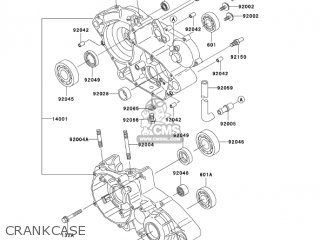 CRANKCASE - KDX220-A12 KDX220R 2005 USA CANADA