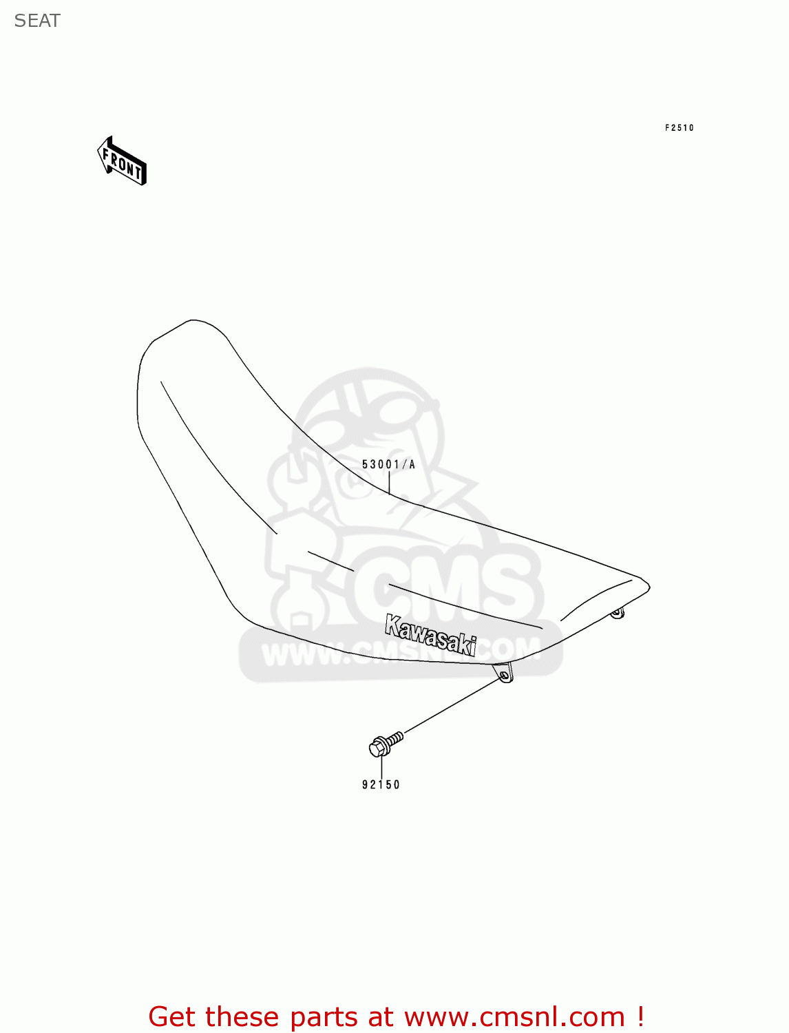 SEAT KDX220-A6 KDX220R 1999 USA CANADA