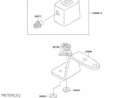 METER(S) - KDX220-A8 KDX220R 2001 USA CANADA