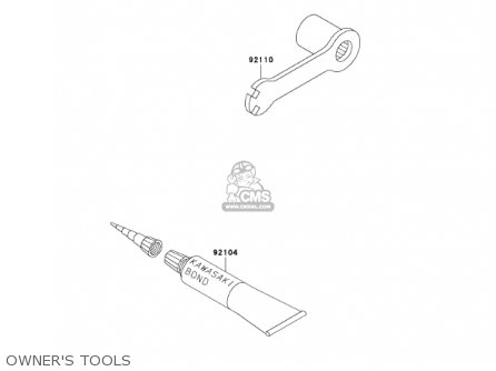 OWNER'S TOOLS - KDX220-A9 KDX220R 2002 USA CANADA