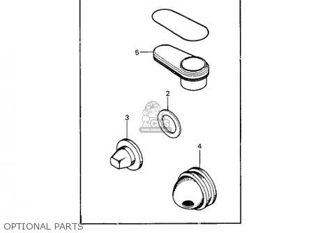 OPTIONAL PARTS - KDX250-A1 KDX250 1980 USA CALIFORNIA