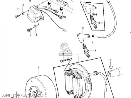 IGNITION/GENERATOR - KDX250-A1 KDX250 1980 USA CALIFORNIA