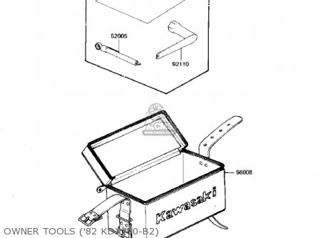 OWNER TOOLS ('82 KDX250-B2) - KDX250-B2 KDX250 1982 USA CALIFORNIA CANADA