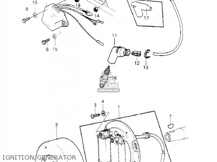 IGNITION/GENERATOR - KDX250-B2 KDX250 1982 USA CALIFORNIA CANADA