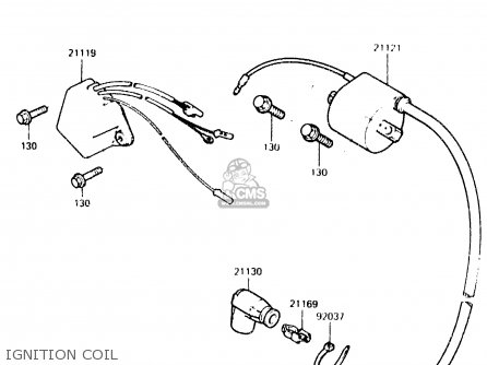IGNITION COIL - KDX250-C1 1983 AUSTRALIA