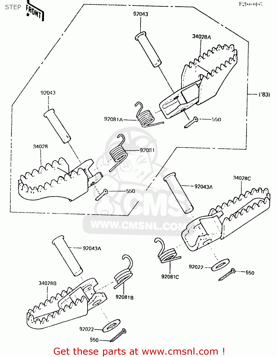 STEP KDX250-C2 1984 AUSTRALIA