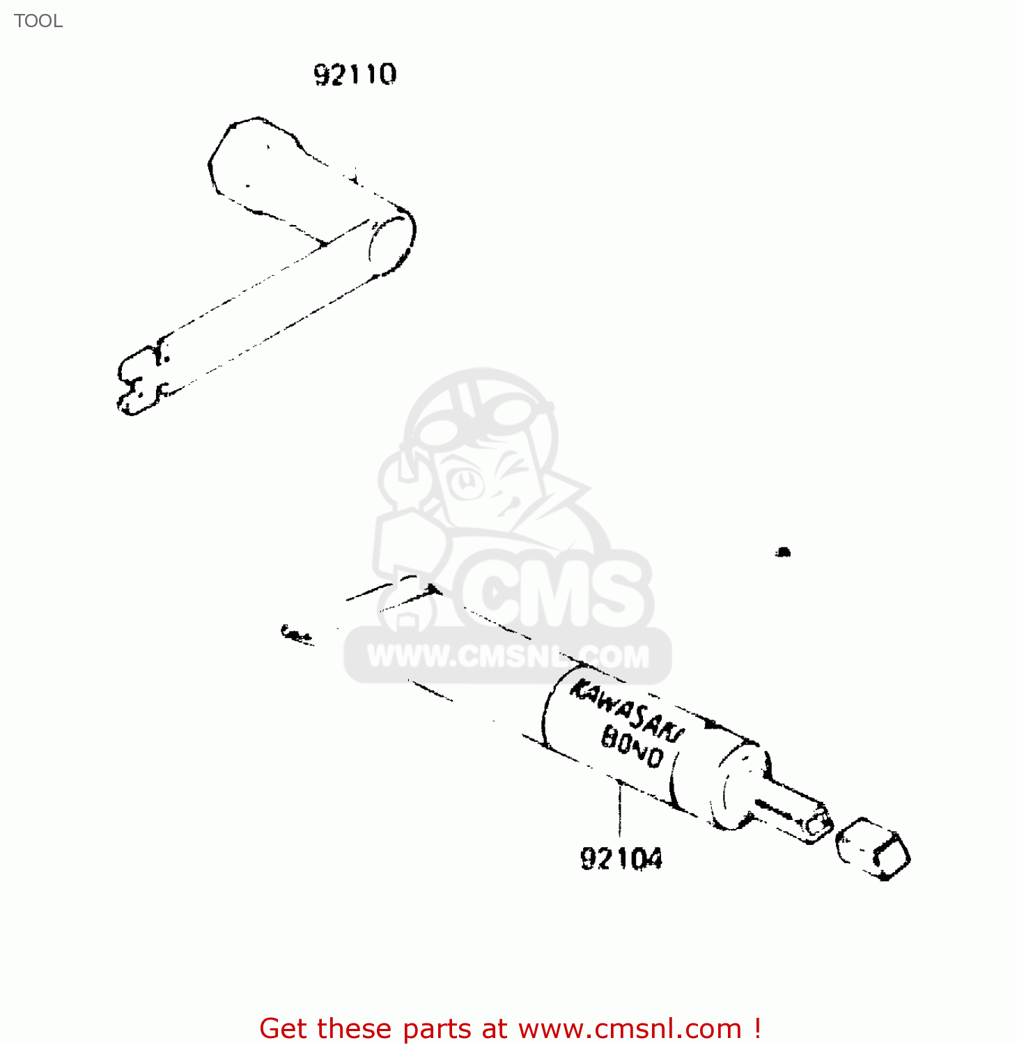 TOOL KDX250-C2 1984 AUSTRALIA