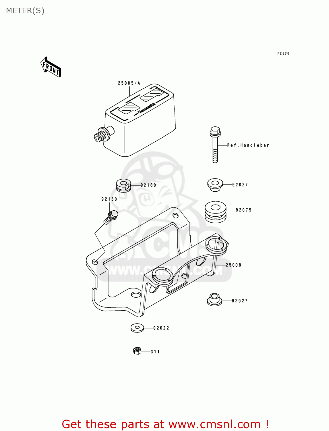 METER(S) KDX250-D2 1992 AL