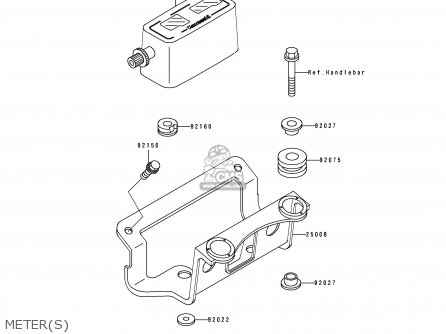 METER(S) - KDX250-D2 1992 AL