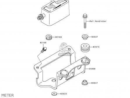 METER - KDX250-D2 1992 USA CANADA