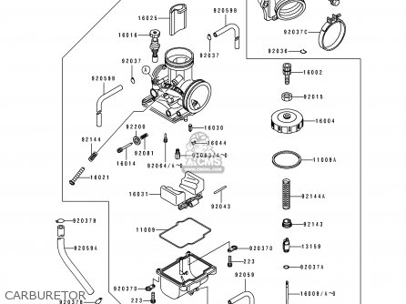 CARBURETOR - KDX250-E1 1991 EUROPE FR GR AS
