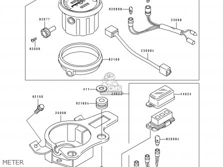 METER - KDX250-E1 1991 EUROPE FR GR AS