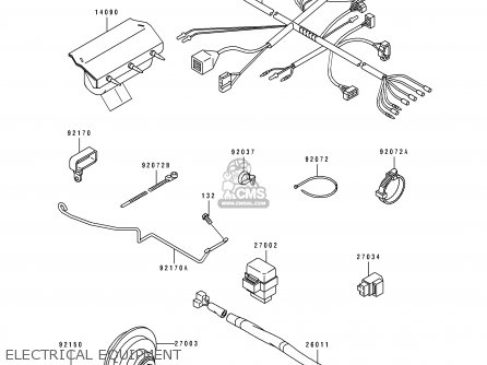 ELECTRICAL EQUIPMENT - KDX250-E1 1991 EUROPE FR GR AS