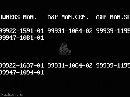 Publications - KDX250-E1 1991 EUROPE FR GR AS