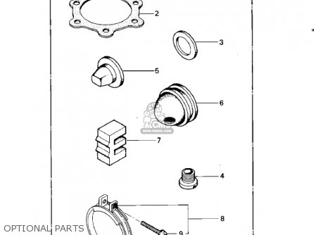OPTIONAL PARTS - KDX400-A1 KDX400 1979 USA CANADA
