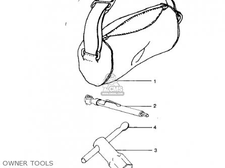 OWNER TOOLS - KDX400-A2 KDX400 1980 USA CANADA