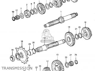 TRANSMISSION - KDX420-B1 KDX420 1981 UNITED KINGDOM USA CALIFORNIA EXPORT