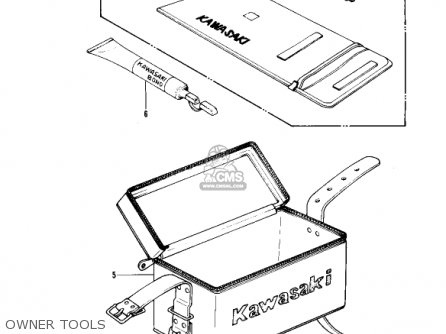 OWNER TOOLS - KDX450-A1 KDX450 1982 UNITED KINGDOM USA CALIFORNIA EXPORT