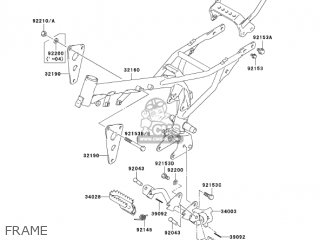 FRAME - KDX50-A1 KDX50 2003 USA CANADA