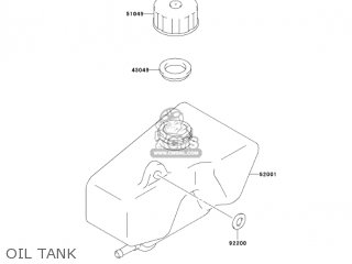 OIL TANK - KDX50-A1 KDX50 2003 USA CANADA