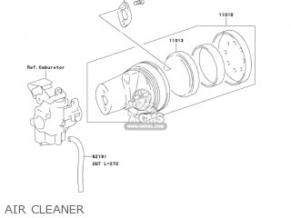 AIR CLEANER - KDX50-A1 KDX50 2003 USA CANADA