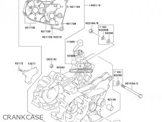 CRANKCASE - KDX50-A1 KDX50 2003 USA CANADA