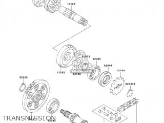 TRANSMISSION - KDX50-A1 KDX50 2003 USA CANADA