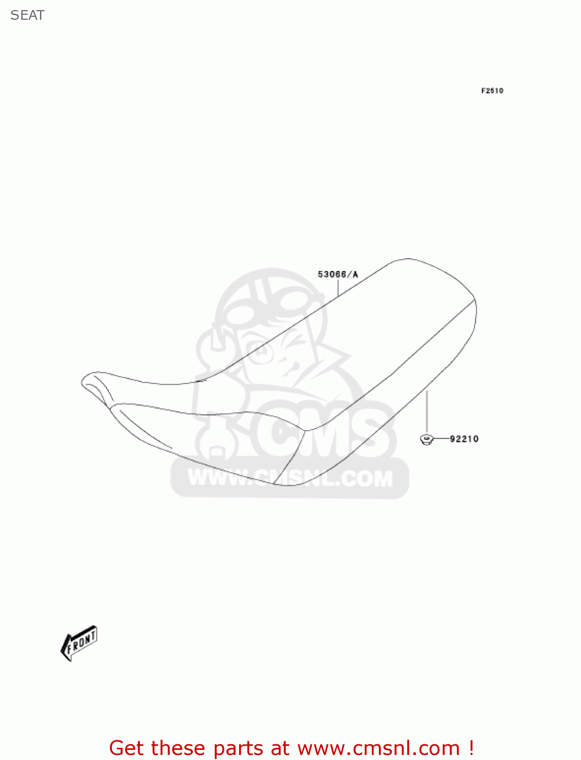 SEAT KDX50-A2 KDX50 2004 USA CANADA