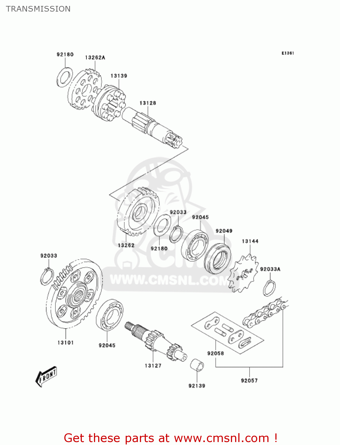 TRANSMISSION KDX50A6F KDX50 2006 USA CANADA