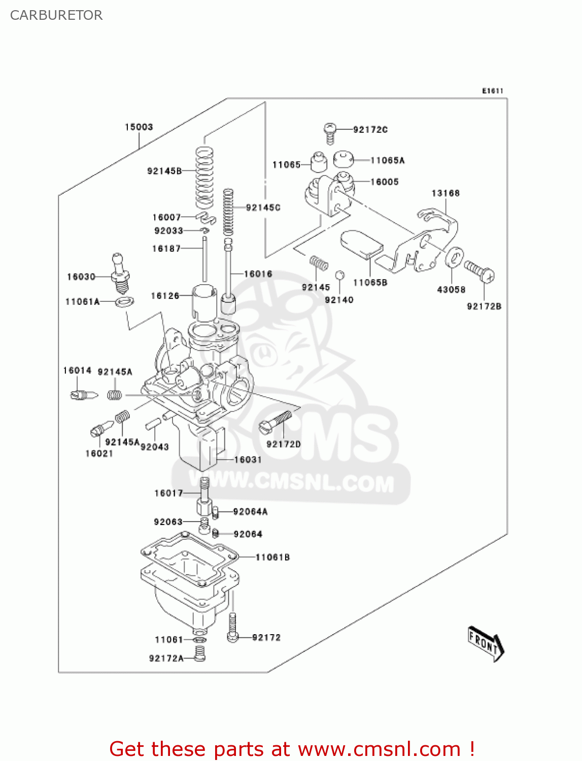CARBURETOR KDX50A6F KDX50 2006 USA CANADA