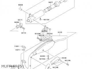 MUFFLER(S) - KDX50A6F KDX50 2006 USA CANADA