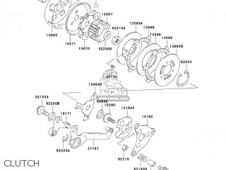 CLUTCH - KDX50A6F KDX50 2006 USA CANADA