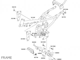 FRAME - KDX50A6F KDX50 2006 USA CANADA