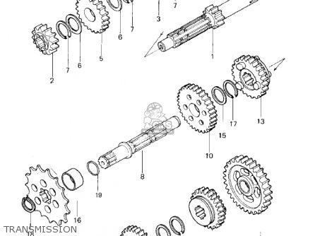 TRANSMISSION - KDX80-A1 KDX80 1980 AUSTRIA