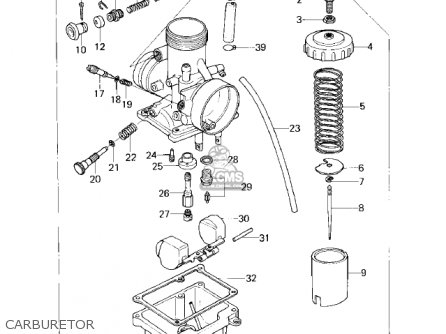 CARBURETOR - KDX80-A1 KDX80 1980 AUSTRIA