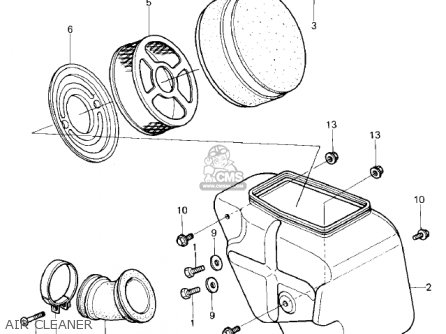AIR CLEANER - KDX80-A1 KDX80 1980 AUSTRIA