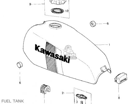 FUEL TANK - KDX80-A1 KDX80 1980 AUSTRIA
