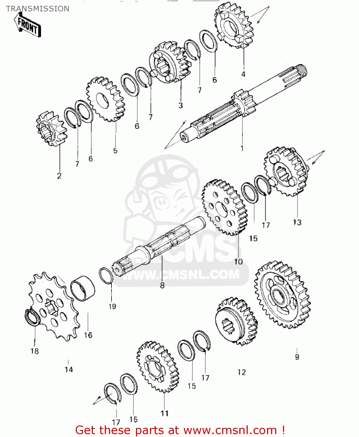 TRANSMISSION KDX80-A2 KDX80 1981 AUSTRIA