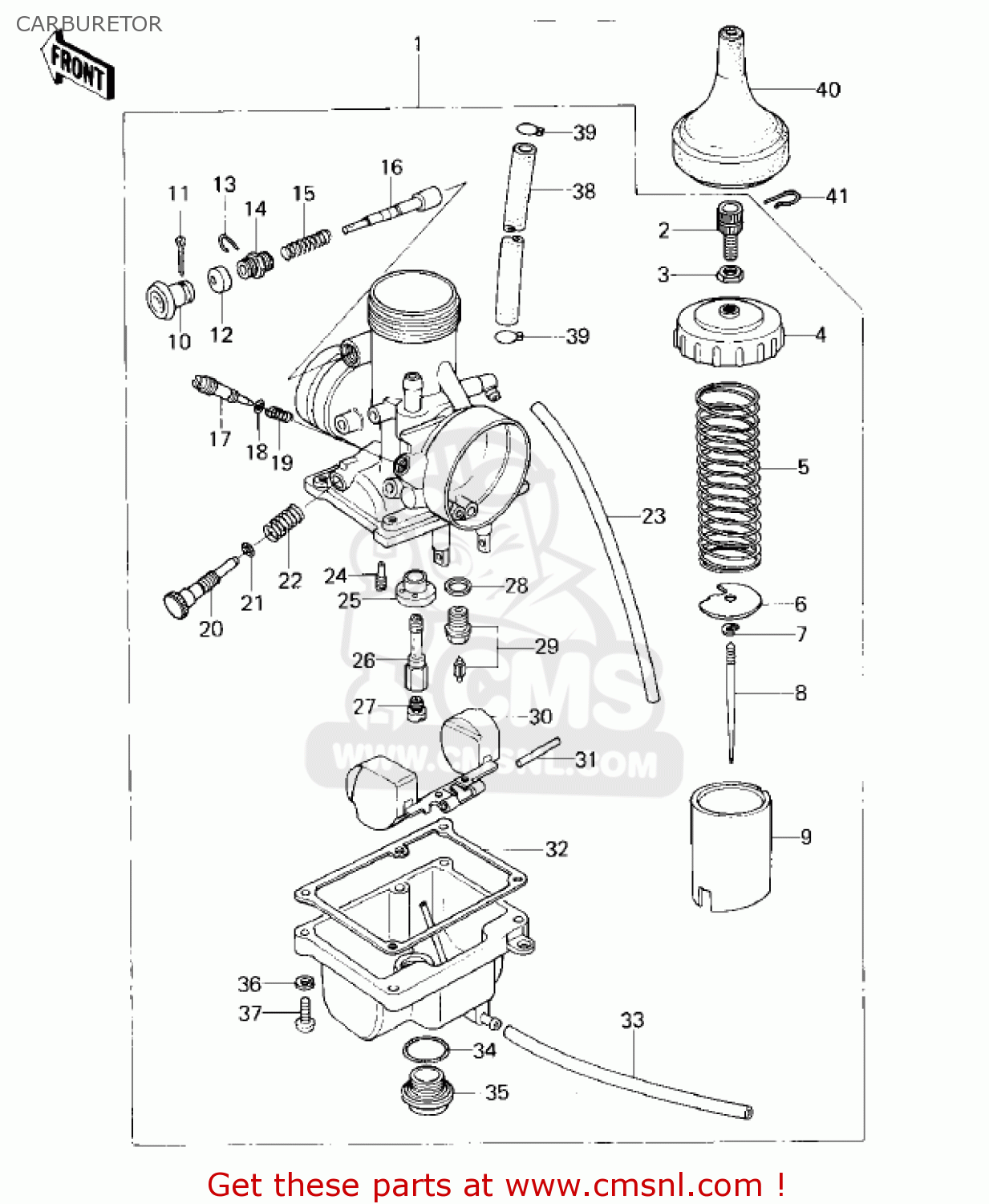 CARBURETOR KDX80-A2 KDX80 1981 AUSTRIA