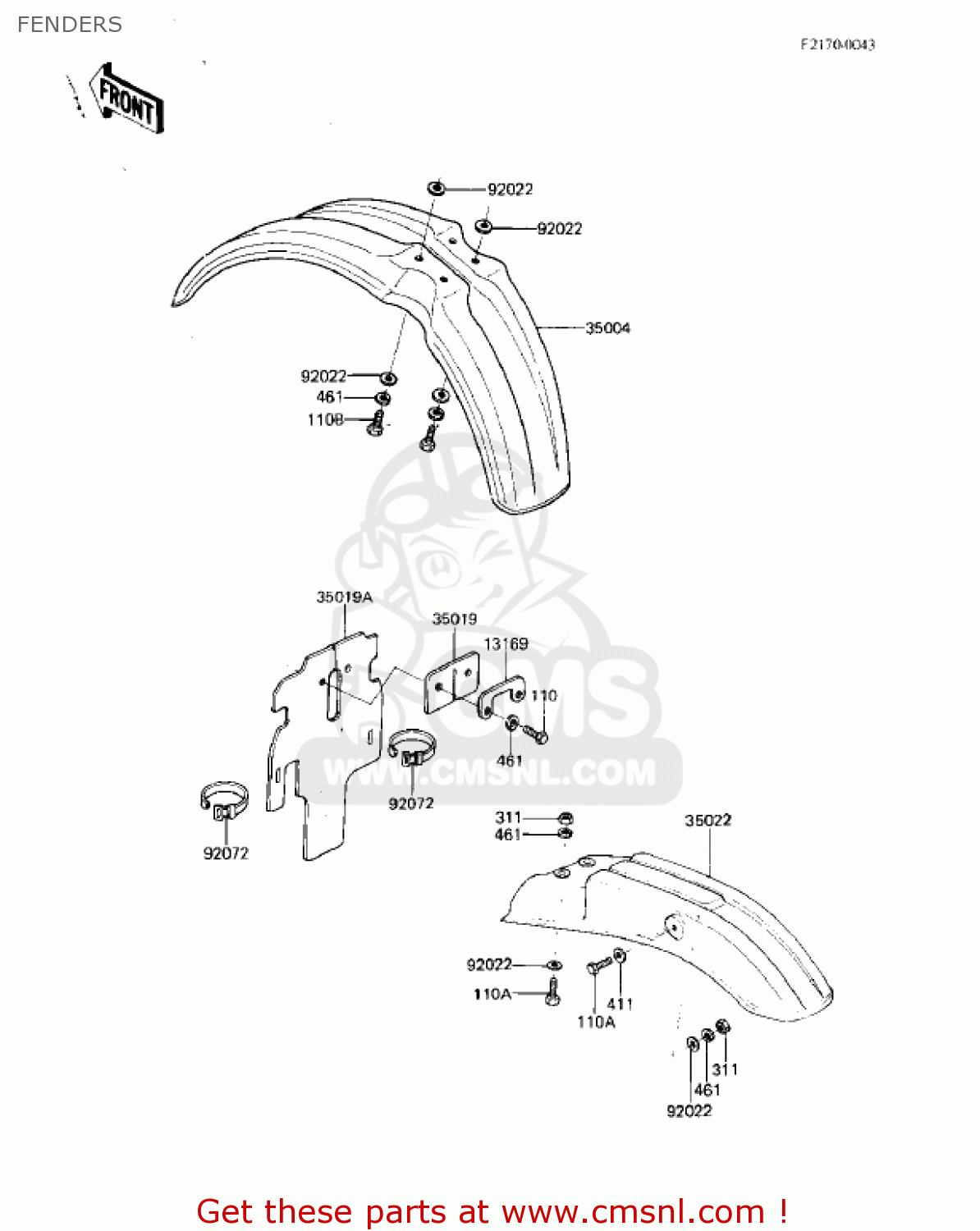 FENDERS KDX80-B2 KDX80 1982 USA CANADA