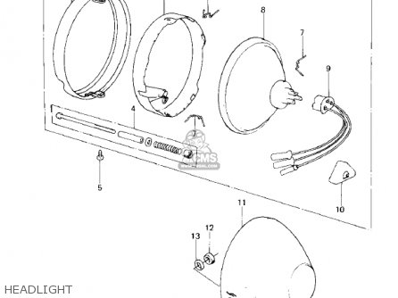 HEADLIGHT - KE100-A10 KE100 1981 CANADA