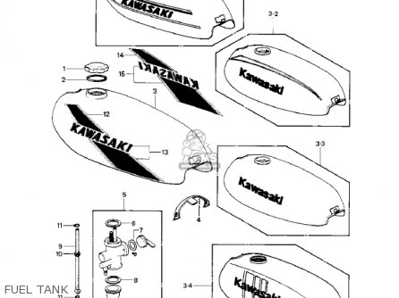FUEL TANK - KE100-A7 KE100 1978 CANADA