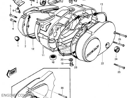 ENGINE COVERS - KE100-A8 KE100 1979 CANADA
