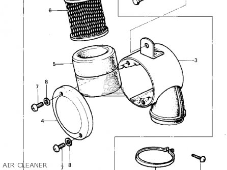 AIR CLEANER - KE100-A8 KE100 1979 CANADA